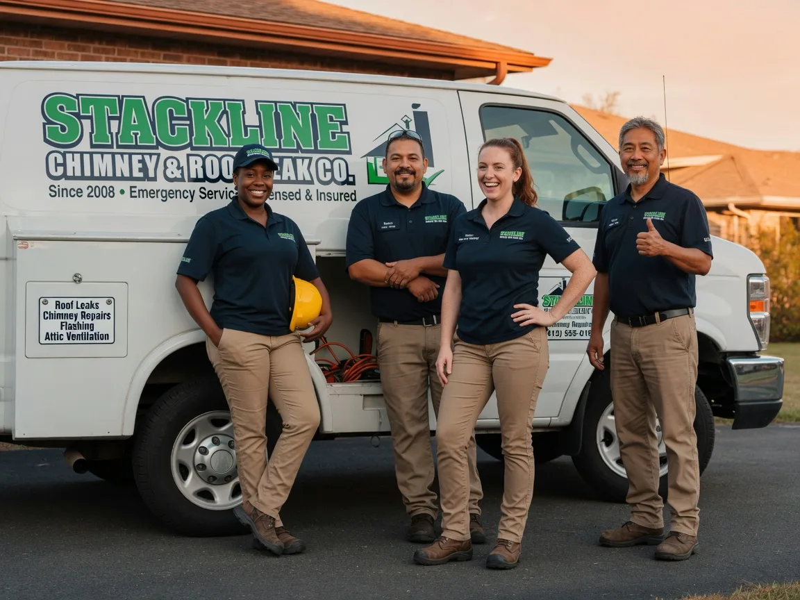 Chimney flashing repair company in Pleasantville, IA